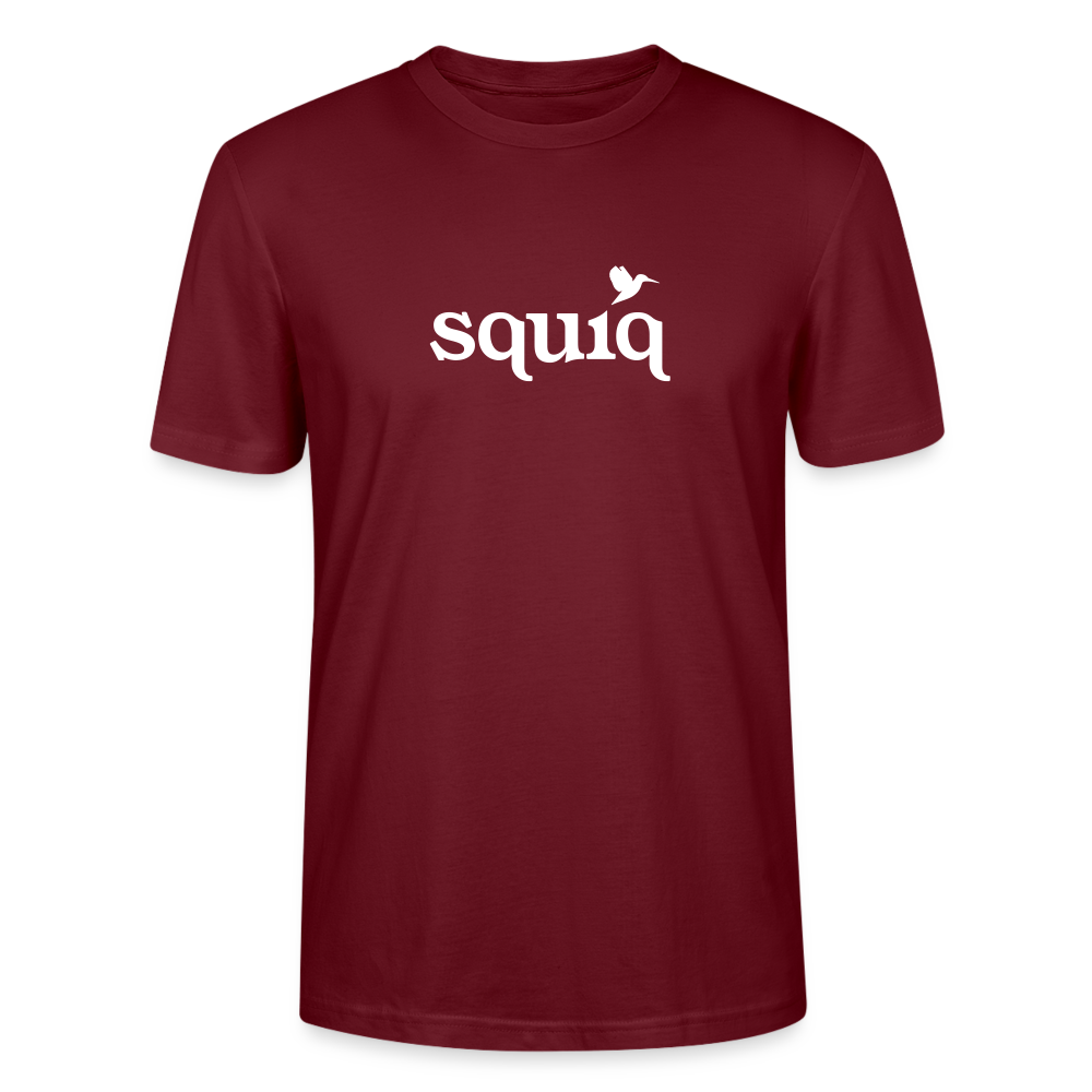 squiq - T-Shirt simple - Burgunderrot